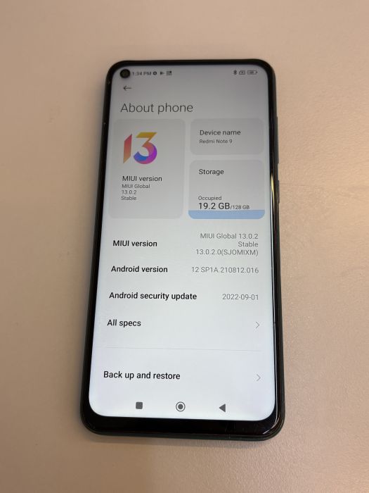 Redmi Note 9 4G · 7/7