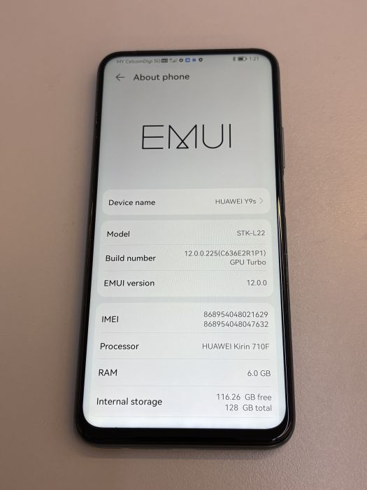 Huawei Y9S · 6/7