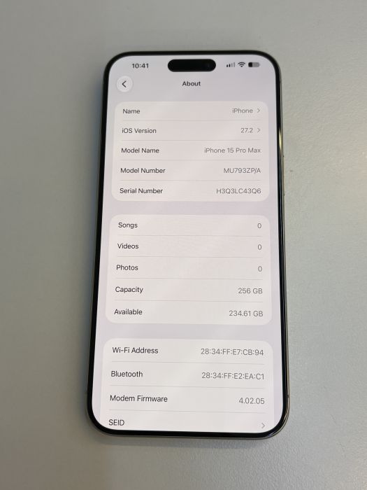 iPhone 15 Pro Max · 7/9