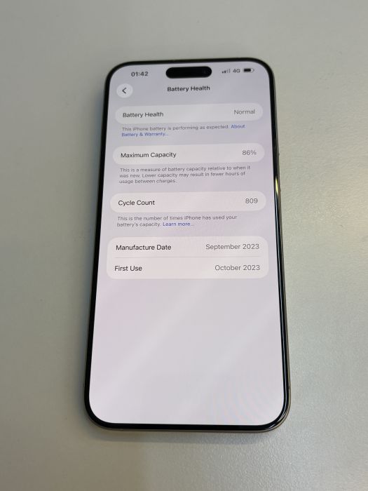 iPhone 15 Pro Max · 7/9