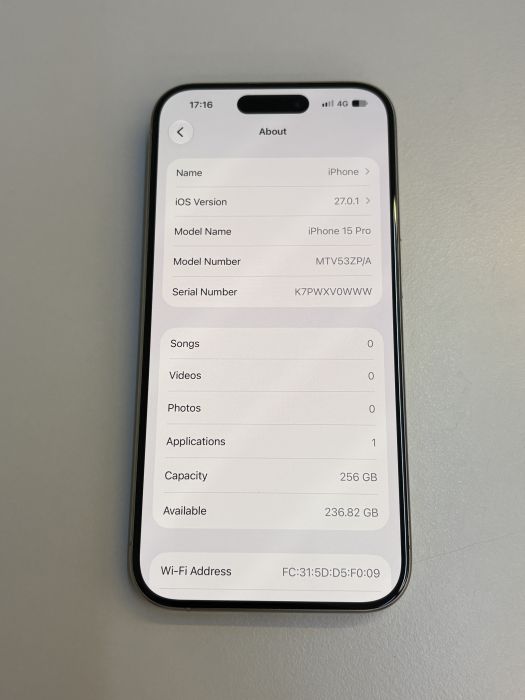 iPhone 15 Pro · 7/9