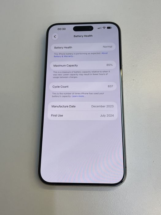 iPhone 15 Pro Max · 7/9
