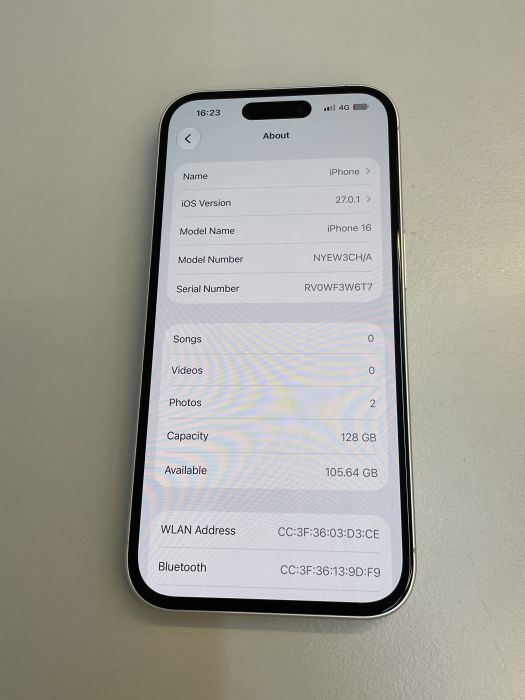 iPhone 16 · 7/9