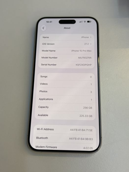 iPhone 15 Pro Max · 7/9