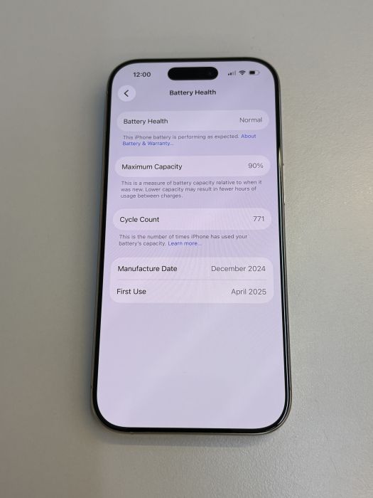 iPhone 16 Pro · 8/9