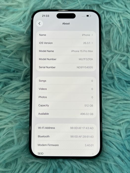 iPhone 15 Pro Max · 2/9
